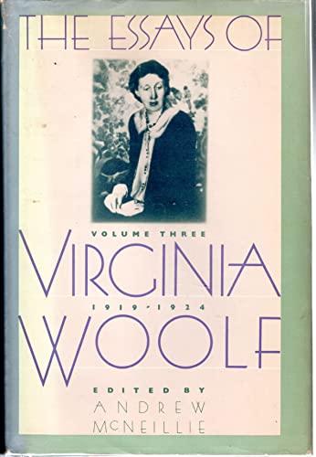Stock image for The Essays of Virginia Woolf, Vol. III: 1919-1924 for sale by Theoria Books