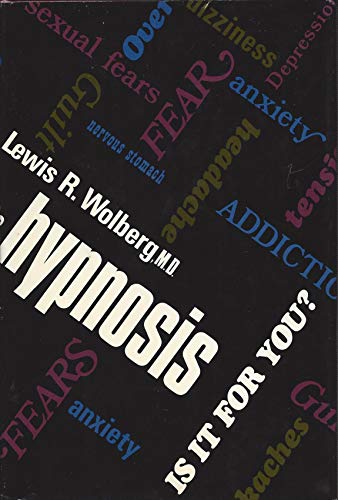 Imagen de archivo de Hypnosis: Is it for You? a la venta por UHR Books