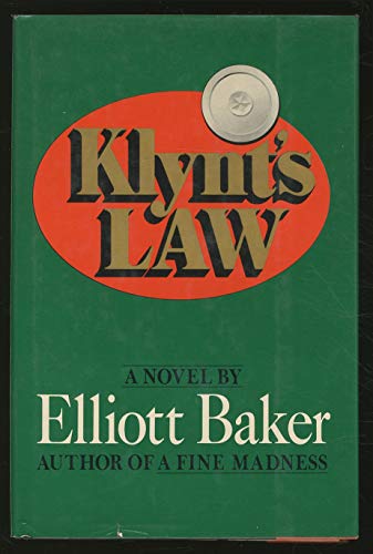 Imagen de stock para Title: Klynts law A novel