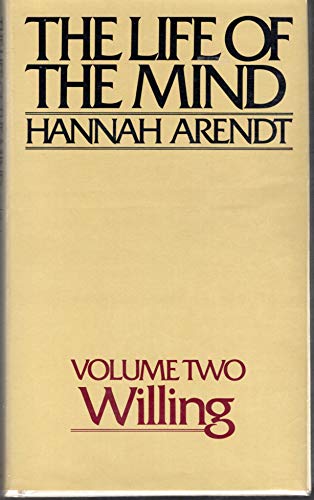 Stock image for The Life of the Mind: Volume Two, Willing for sale by Hippo Books