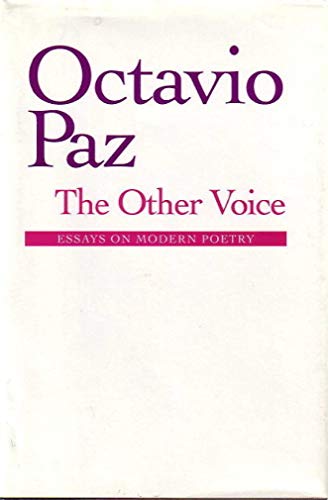 Beispielbild fr The Other Voice: Essays on Modern Poetry zum Verkauf von BookHolders