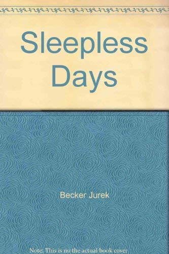 Imagen de archivo de Sleepless Days a la venta por Flips Fine Books