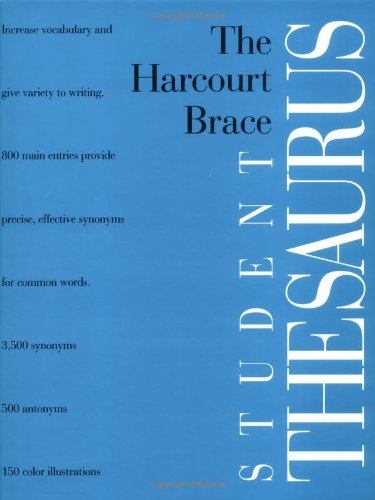 Stock image for The Harcourt Brace Student Thesaurus for sale by HPB-Emerald