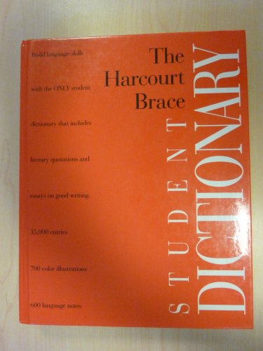 Imagen de archivo de The Harcourt Brace Student Dictionary a la venta por Better World Books