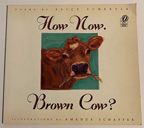 Imagen de archivo de How Now, Brown Cow? a la venta por BooksRun