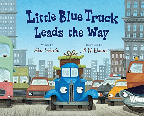 Imagen de archivo de Little Blue Truck Leads the Way a la venta por Goodwill Books