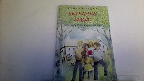 Imagen de archivo de Seven-Day Magic (A Voyager/HBJ Book) a la venta por HPB Inc.