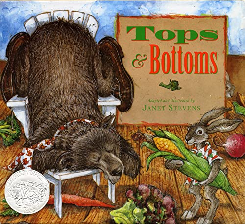 Beispielbild fr Tops Bottoms (Caldecott Honor Book) zum Verkauf von Off The Shelf