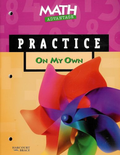 Imagen de archivo de Math Advantage on My Own Practice Workbook, Grade K a la venta por Iridium_Books