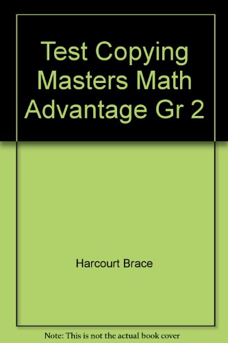 Stock image for Test Copying Masters Math Advantage Gr 2 for sale by ThriftBooks-Atlanta