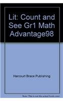 Stock image for Lit: Count and See Gr1 Math Advantage98 for sale by Better World Books