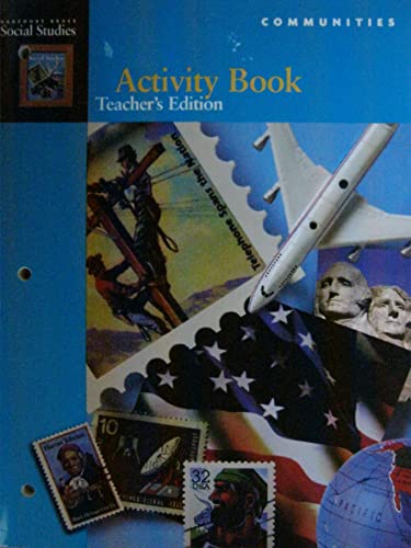 Imagen de archivo de Activity Book Teachers Editio: Communities Grade 3 (Harcourt Brace Social Studies) a la venta por Old Friends Books