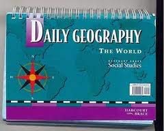 Daily Geography Early United States (Harcourt Brace Social Studies) - harcourt brace & co (Editor)