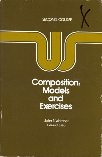 9780153109683: Composition: Models and Exercises, Second Course
