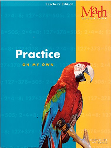 9780153110535: Math Advantage (Practice Workbook: On My Own)