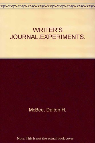 Beispielbild fr Writer's journal: Experiments (Domains in language and composition) zum Verkauf von Better World Books