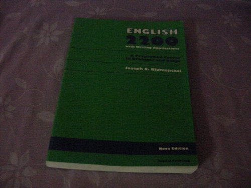 9780153139802: Title: English 2200 with Writing Applications