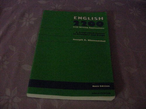 Imagen de archivo de English Twenty-Two Hundred : Basic Language Building Skills a la venta por Jenson Books Inc