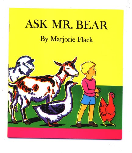 Imagen de archivo de Harcourt School Publishers Collections: Lvl Lib: Ask Mr. Bear Gr1 a la venta por SecondSale