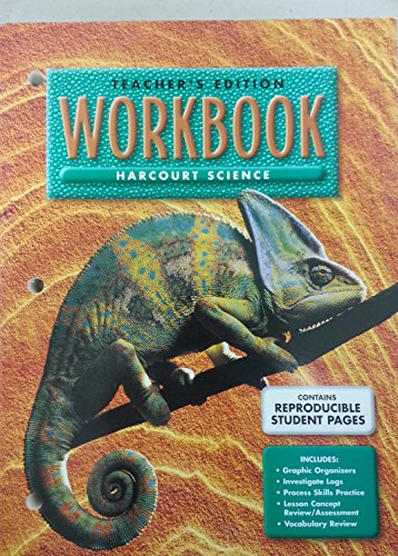 Harcourt Science, Grade 4, Workbook, Teacher's Edition