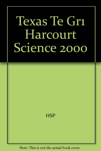 Beispielbild fr Harcourt Science, Texas Teacher's Edition, Life, Earth, and Physical Science, Grade 1 zum Verkauf von HPB-Red