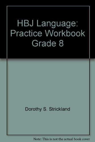 9780153164545: Title: HBJ Language Practice Workbook Level 8