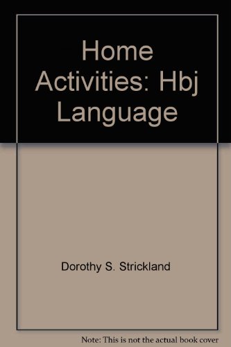 Stock image for Home Activities: Hbj Language for sale by Nationwide_Text