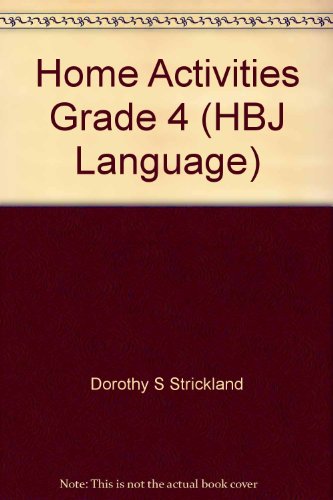 Beispielbild fr Home Activities Grade 4 (HBJ Language) zum Verkauf von Irish Booksellers