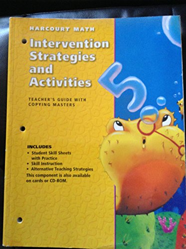 Beispielbild fr Harcourt Math: Intervention Strategies and Activities (Teacher's Guide with Copying Masters) grade 2 zum Verkauf von Green Street Books