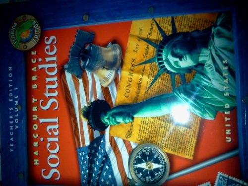 Beispielbild fr Harcourt Brace Social Studies Teachers Florida Edition Vol. 1 Grade 5 zum Verkauf von GoldBooks