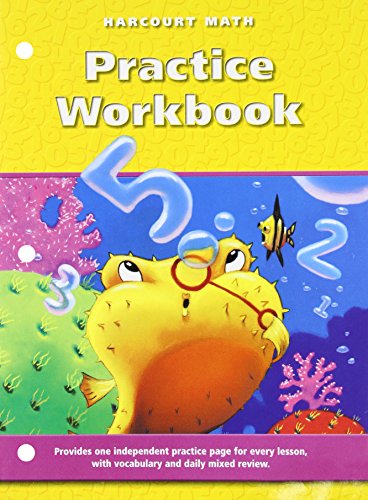 9780153204364: Harcourt Math Practice Workbook