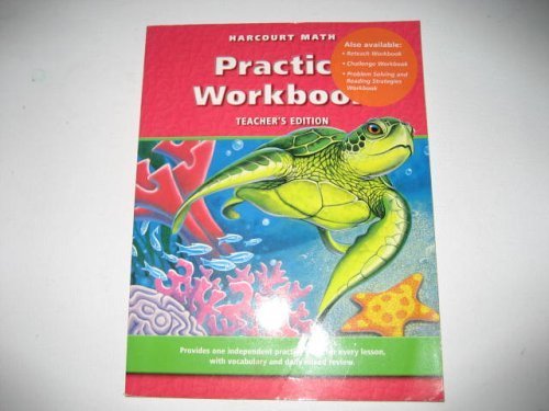 9780153206627: Title: Harcourt Math Practice Workbook Teachers Edition
