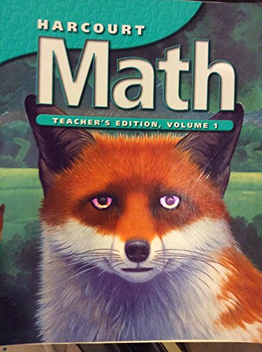 Stock image for Harcourt Math Grade 5 Teacher's Edition Volume 1 for sale by GoldBooks