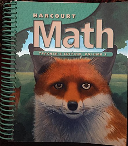 Stock image for Teacher Edition Grade 5 Vol 2 Harcourt Math 2002 for sale by Books Unplugged