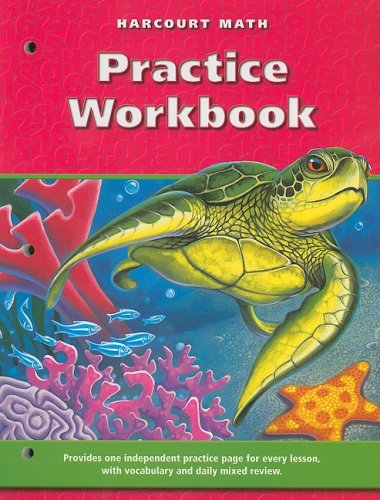 Stock image for Harcourt School Publishers Math: Practice Workbook Gr4 for sale by ThriftBooks-Dallas