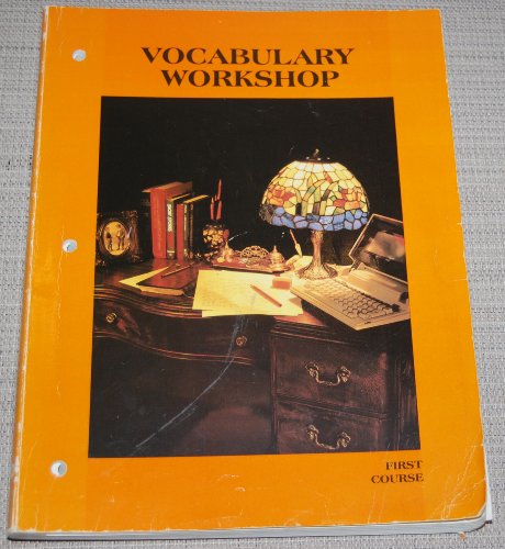 Imagen de archivo de Vocabulary Workshop, First Course [Benchmark Edition] a la venta por HPB-Ruby