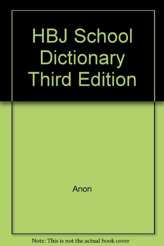 Beispielbild fr HBJ School Dictionary (Third Edition) zum Verkauf von gearbooks