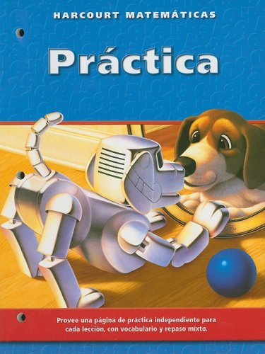 Imagen de archivo de Harcourt Matematicas Practica, California, Grado 3 (Spanish Edition) a la venta por Green Street Books