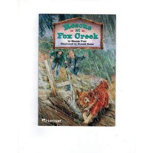 9780153233500: Rescue at Fox Creek, on Level Grade 5: Harcourt School Publishers Trophies