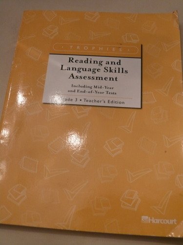 Imagen de archivo de Trophies Reading and Language Skills Assessment: Including Mid-Year and End- of-Year Tests Grade 3 Teacher's Edition a la venta por Decluttr