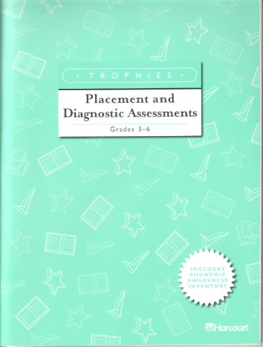 Imagen de archivo de Harcourt School Publishers Trophies: Placement/Diagnostic Assessment Grade 3-6 [Paperback] HARCOURT SCHOOL PUBLISHERS a la venta por BennettBooksLtd