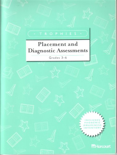 9780153261794: Trophies, Grade 3-6 Placement / Diagnostic Assessment: Harcourt School Publishers Trophies