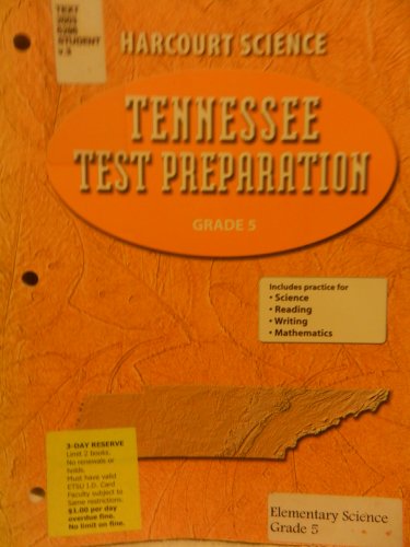 9780153281457: TN Pe Test Prep Gr 5 Science 2003