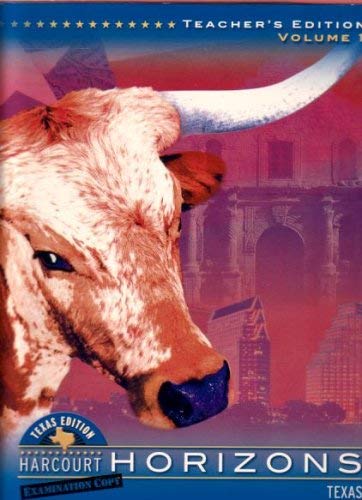 Stock image for Harcourt Horizons Texas Teacher's Edition 2003 Volume 2 for sale by HPB-Red
