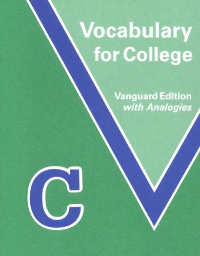 Beispielbild fr Vocabulary for College (C) zum Verkauf von Better World Books