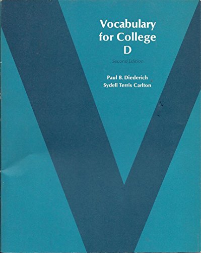 9780153296918: Vocabulary for College (D)