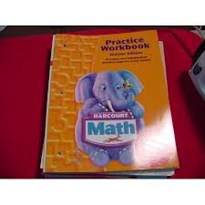 Harcourt Math Grade K: Teacher Edition Practice Workbook With Overprinted Answers (2005 Copyright) Harcourt Staff [New] [Softcover]