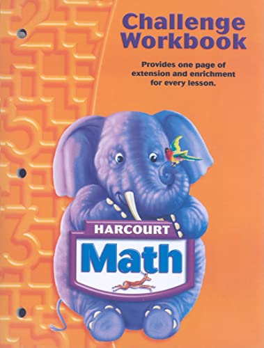Stock image for Harcourt School Publishers Math: Challenge Workbook Student Edition Grade K for sale by Nationwide_Text