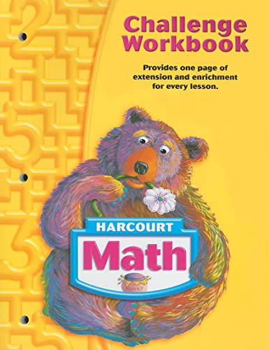 9780153365034: Harcourt Math: Challenge Workbook Grade 1