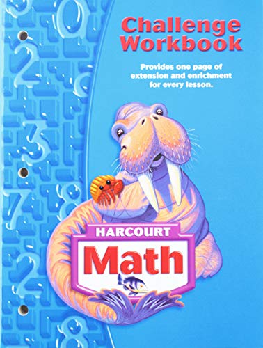 Stock image for Harcourt School Publishers Math: Challenge Workbook Student Edition Grade 3 (Math 04) for sale by Nationwide_Text